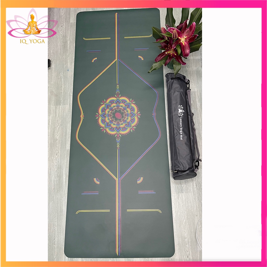 Thảm yoga cao su cầu vồng chính hãng