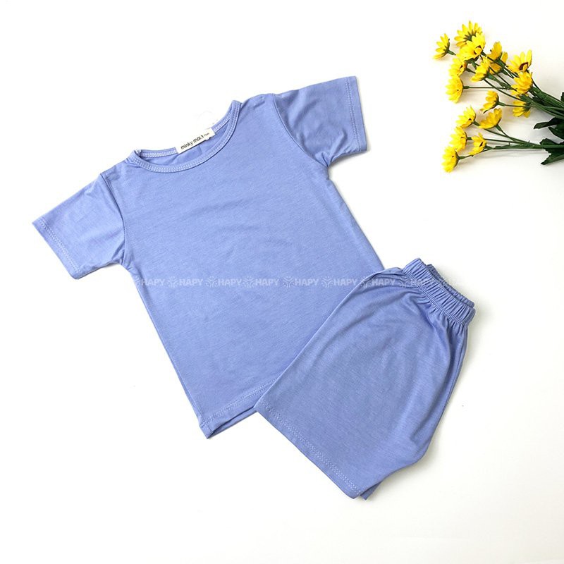 [XẢ KHO] Đồ Bộ Bé Gái / Trai Cotton Lạnh Màu Mới Hè 2021 Hàng Cao Cấp - HAPY HP501