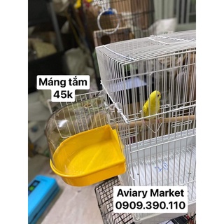 Máng tắm gắn lồng vuông , lồng tròn .