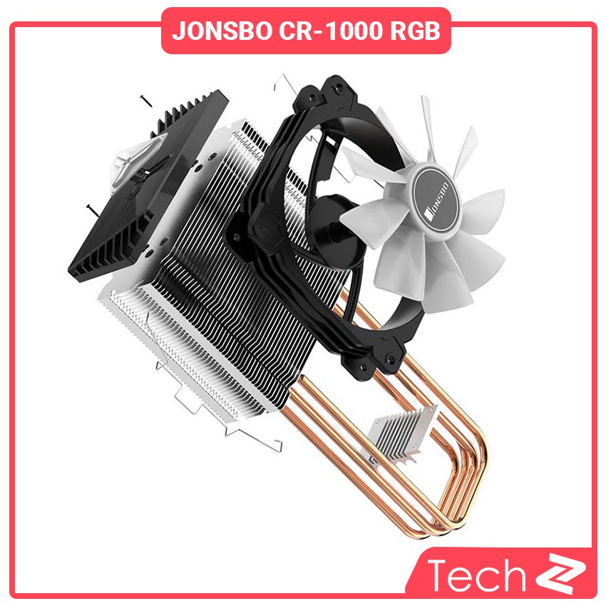 Tản nhiệt khí Jonsbo CR 1000 RGB (Hỗ Trợ CPU Intel và AMD)