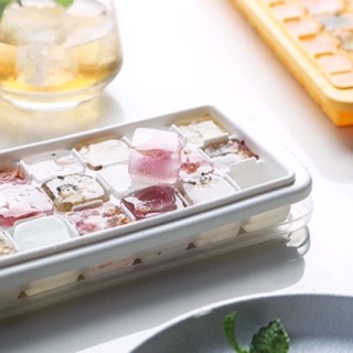 KHAY LÀM ĐÁ SILICON CÓ NẮP ĐẬY SIÊU HOT