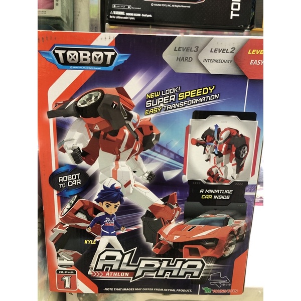 Đồ Chơi Lắp Ráp Tobot Biến Hình To Car Alpha Chính Hãng Young toys