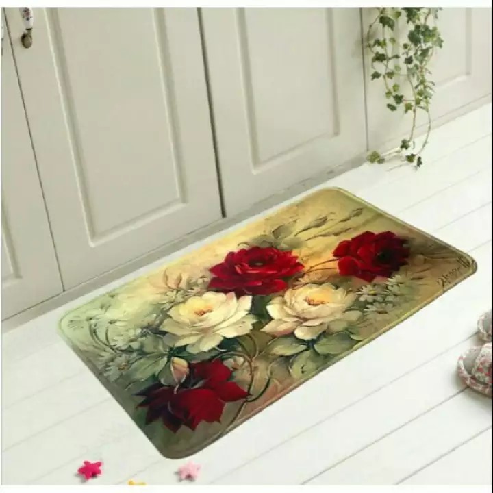 Thảm Lau Chân In Hình 3D Siêu Đẹp Kích Thước 40x60 Hàng Đẹp Nhiều Mẫu (Giao Ngẫu Nhiên)