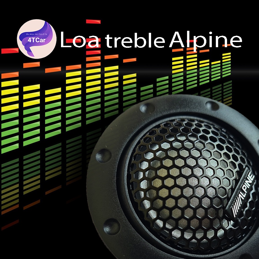 Loa treble ô tô Alpine 1 inch ( Giá full box 2 cặp loa )