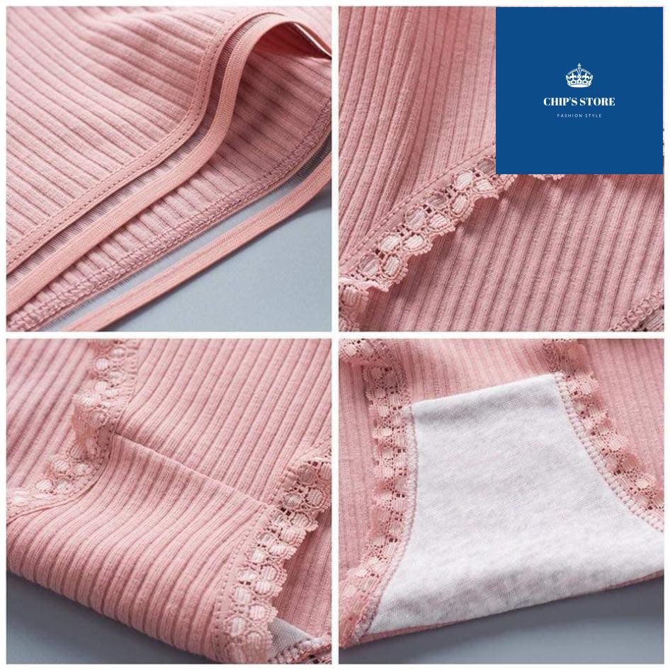 Quần lót nữ cotton cạp sọc kháng khuẩn thun lạnh dễ thương sexy gợi cảm | BigBuy360 - bigbuy360.vn