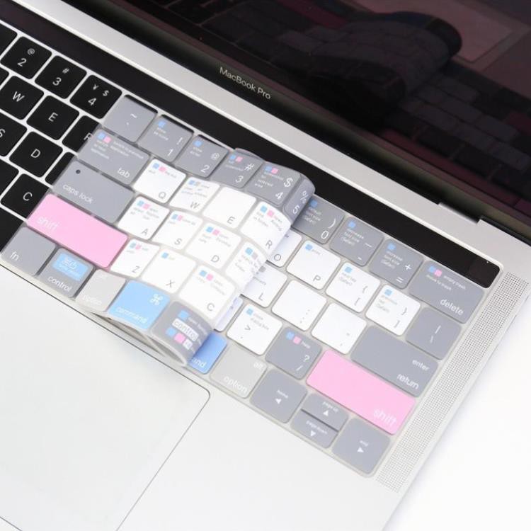 [Giá Sỉ] Phủ bàn phím JRC ShortCut màu Xám cho Macbook đủ dòng