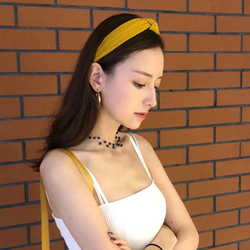 Băng đô vải thắt nút thời trang cá tính