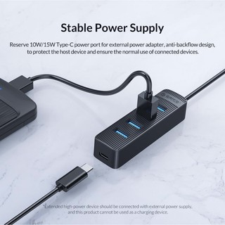 BỘ CHIA 4 CỔNG USB HUB ORICO TWU3-4A