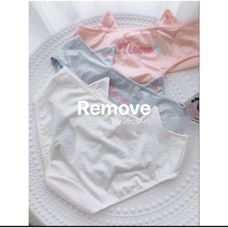 ♥️  Quần Lót Nữ  ♥️ Combo 3 Quần Lót Kiểu Tai Mèo - cô gái Xinh Siêu Mát Lạnh.