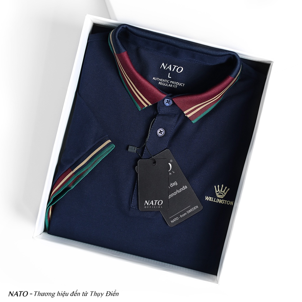 Áo Thun Polo Nam GOLF Vải Cotton Cá Sấu Cao Cấp Basic Đẹp Tay Ngắn Có Cổ Màu Trắng Đen Đỏ Xanh Navy Trơn Họa Tiết NATO