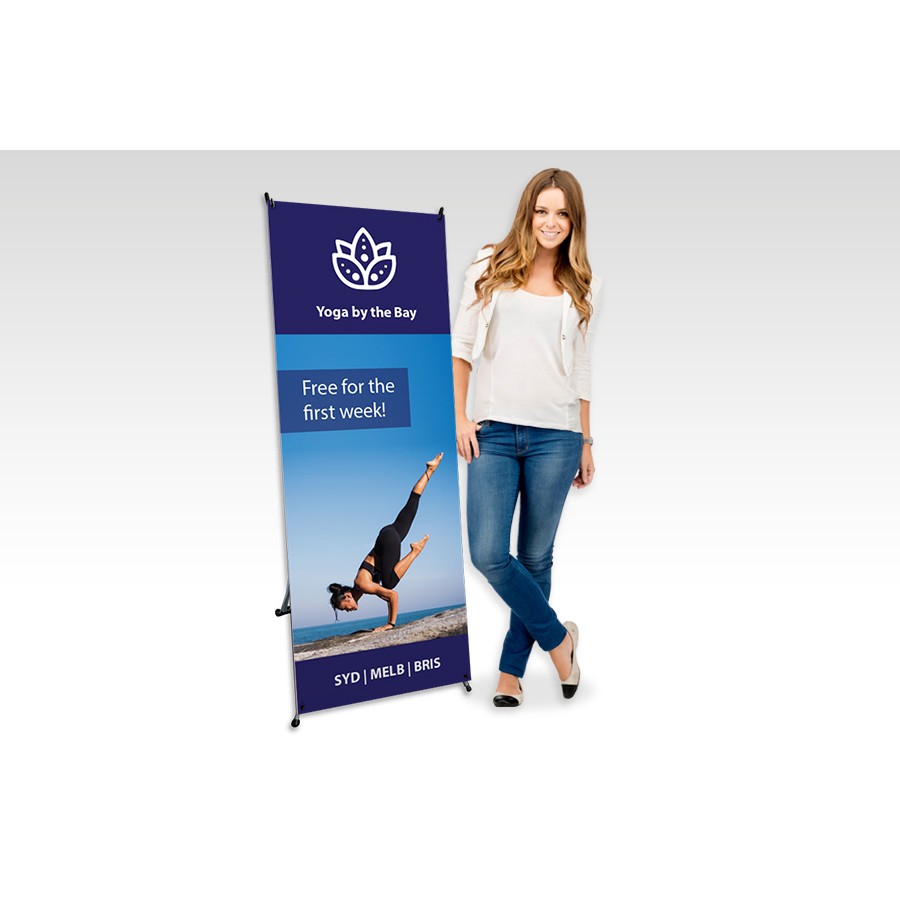 Standee X cường lực size 60*160cm