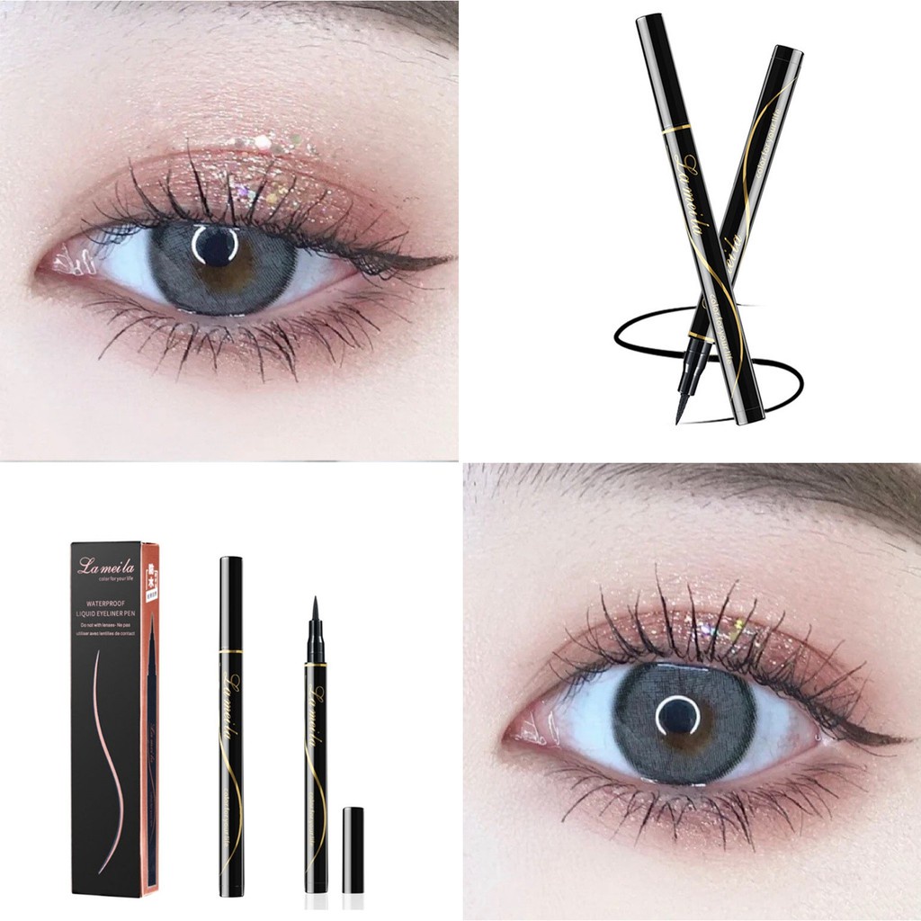 [Hàng mới về] Bút Kẻ Mắt Màu Đen Không Thấm Nước Cao Cấp
