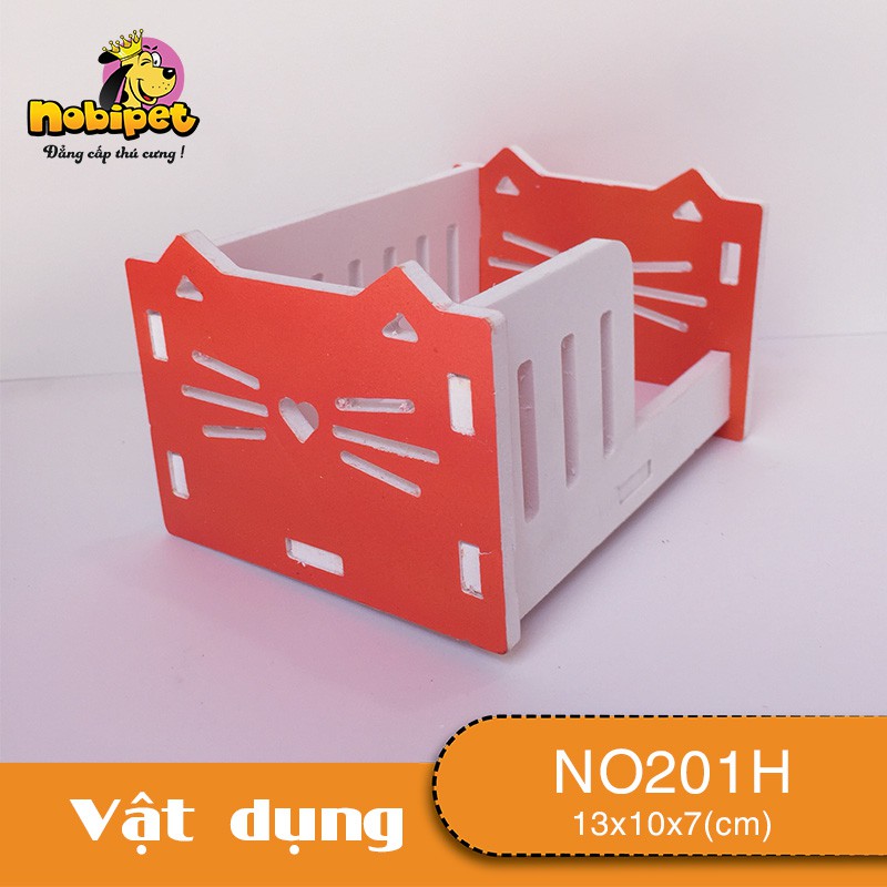 Giường cụi gỗ màu Kitty Nobipet Sản Xuất