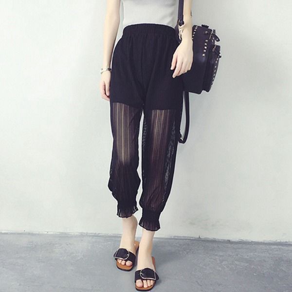 Women's Chiffon Pants Loose Sun protection Summer Trend | BigBuy360 - bigbuy360.vn