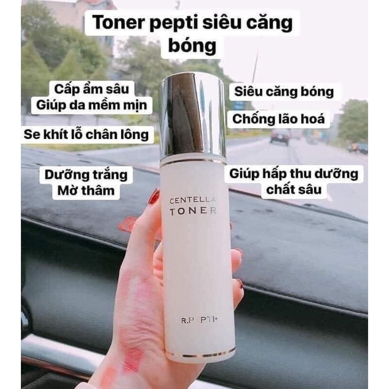 Nước hoa hồng dưỡng trắng căng bóng da Dr pepti centella toner