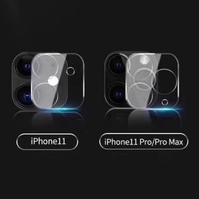 [Freeship50k]  Kính cường lưc camera iPhone 11/ iPhone11 Pro/ iPhone 11 Pro Max -Full cam và Mắt Cam [saleoff]