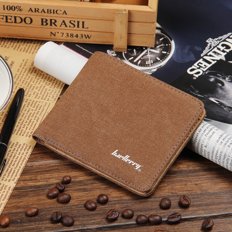 Ví Nam Vải Bố Ngắn Phong Cách Hàn Quốc | BigBuy360 - bigbuy360.vn