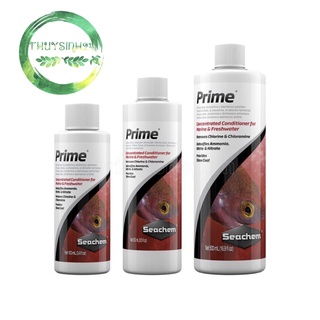 Dung dịch Seachem Prime 100ml | 250ml | 500ml - khử clo kim loại nặng nước mới bể thủy sinh bể cá