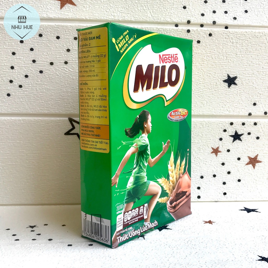 Sữa bột Milo hộp giấy 285g