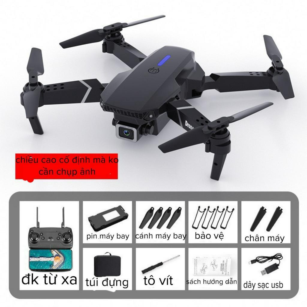 Máy bay Flycam E88 - 1 camera 4K, dùng sạc điện usb ( tặng túi đựng