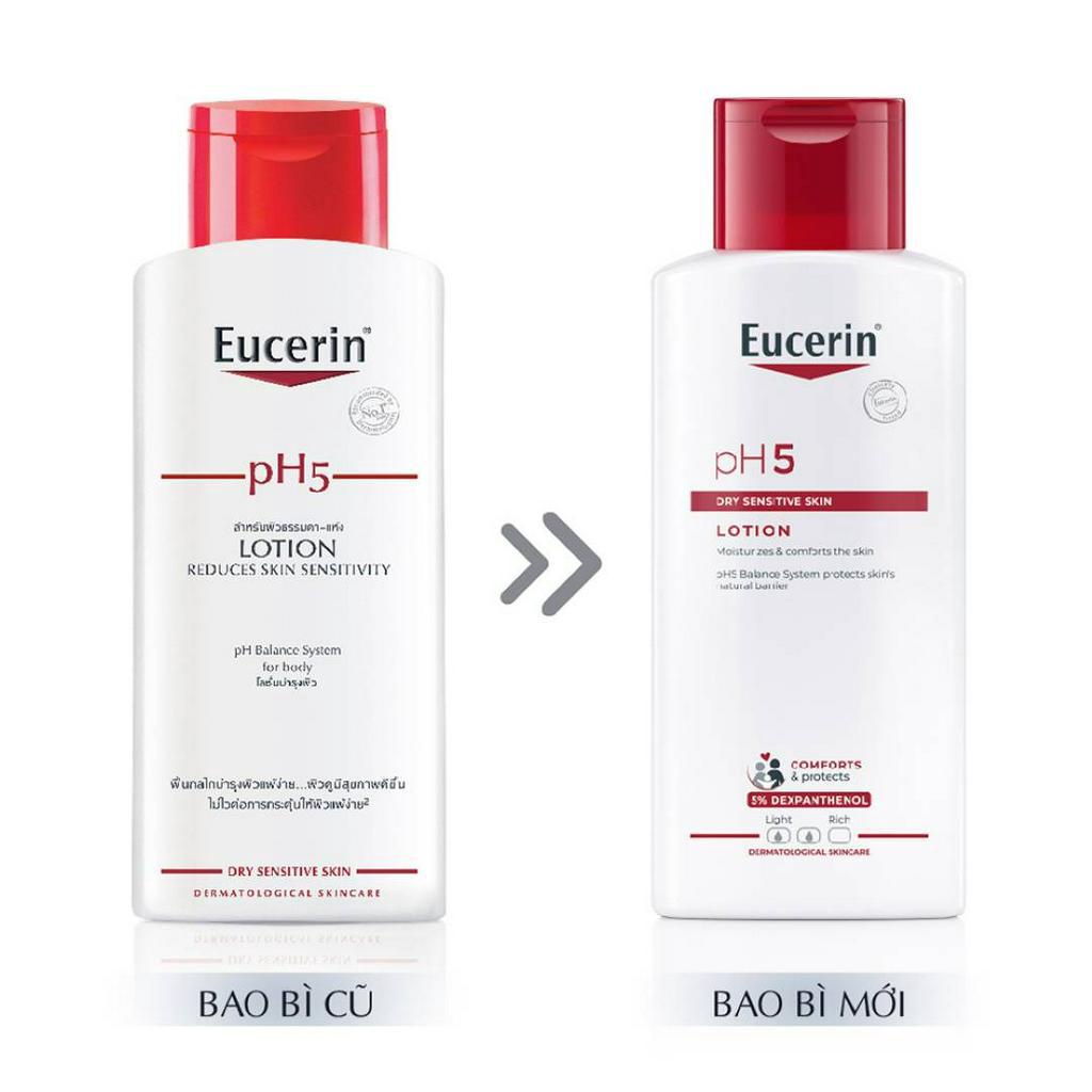 Eucerin Sữa Dưỡng Thể Ph5 Lotion Dành Cho Da Nhạy Cảm 250Ml (Date 2027)