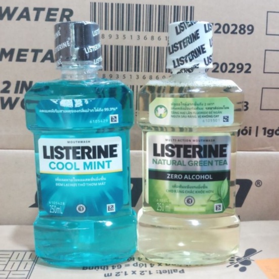 Nước Xúc Miệng Listerine 250ml -750ml hàng chính hãng