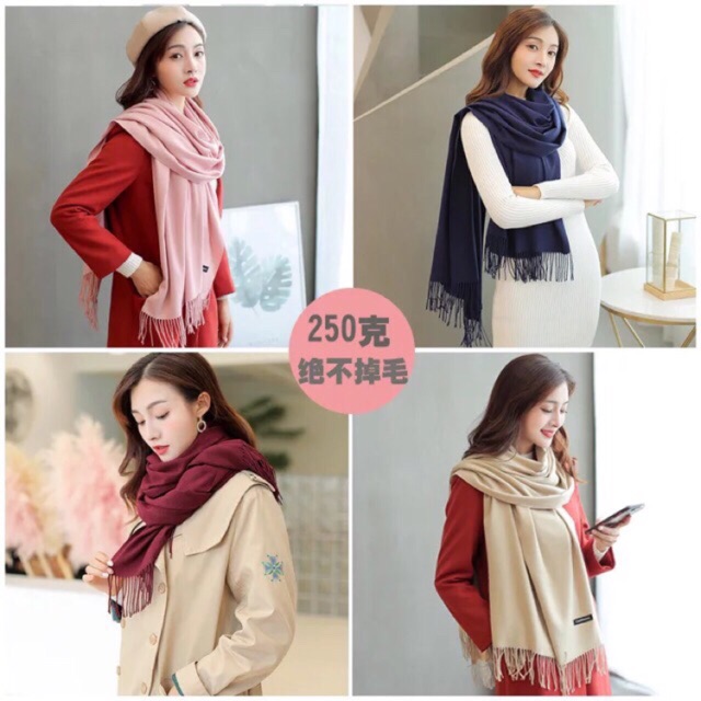 Khăn choàng cashmere chất dầy dặn siêu đẹp