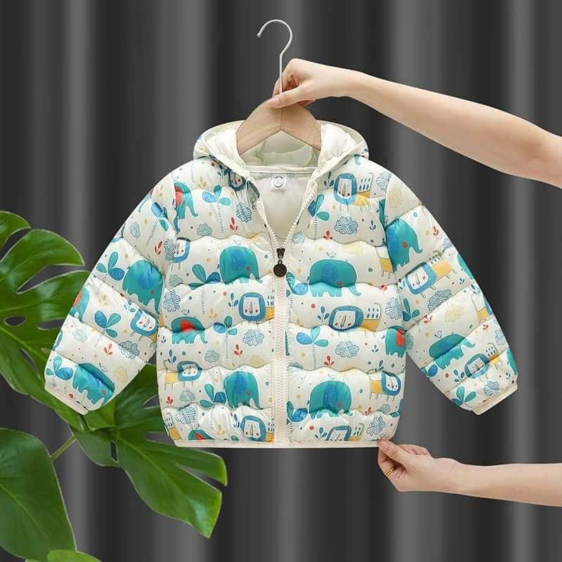 MẪU 2022 ÁO KHOÁC SIÊU NHẸ TAI GẤU CHO BÉ