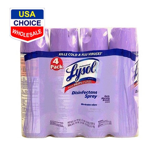 BÌNH XỊT KHỬ TRÙNG DIỆT 99,9% LYSOL DISINFECTANT SPRAY CRISP LINEN