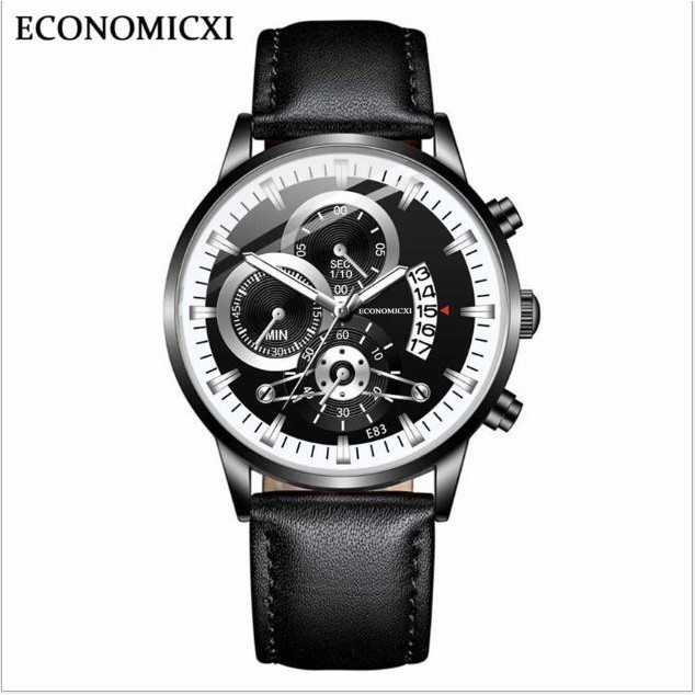 Đồng hồ dây da nam ECONOMIXCI mẫu mới 2020 phong cách thời trang trẻ | BigBuy360 - bigbuy360.vn