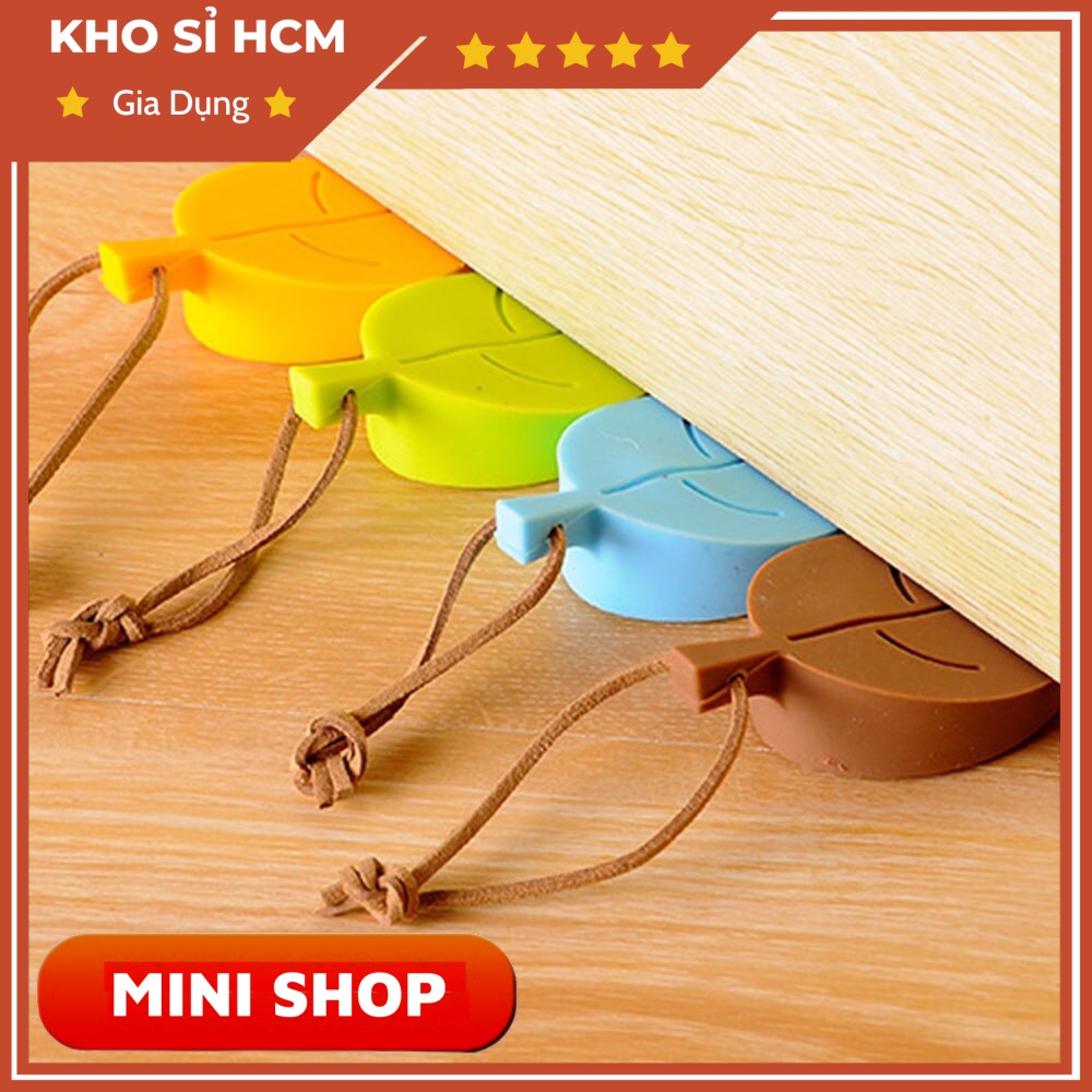 Chặn Cửa Chống Va Đập Hình Chiếc Lá Xinh Xắn MINISHOP H083