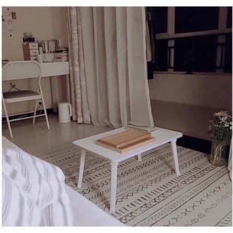 Bàn Gập Thông Minh -Bàn Có Thế Gấp Gọn⭐Sử Dụng Tiện Lợi Có Thể Thay Đổi Vị Trí Dễ Dàng⭐Trang Trí Phòng Ngủ/Nhà cửa⭐BG01