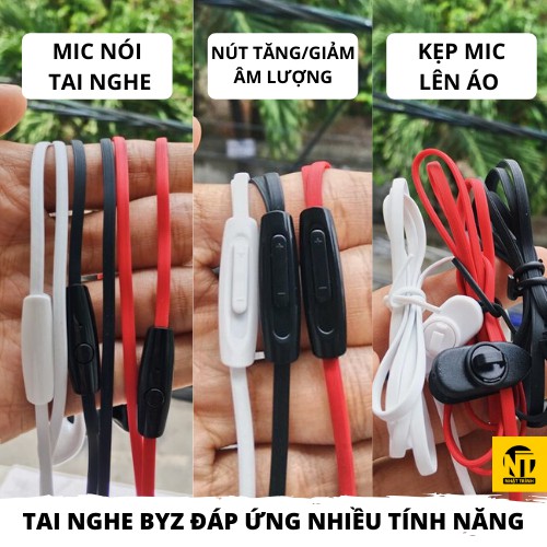 TAI NGHE NHÉT TAI BYZ S720 FULLBOX - ÂM THANH SIÊU HAY/ CỔNG CẮM TRÒN 3.5MM CÓ MIC