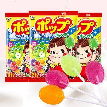 Kẹo mút trái cây Fujiya pop candy 122g Nhật Bản