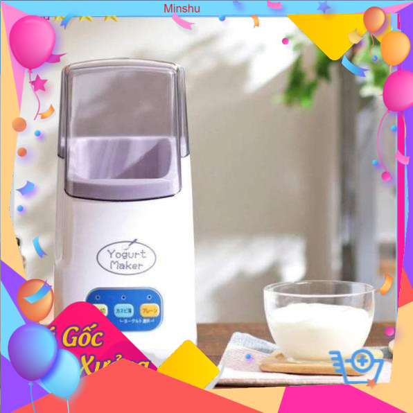 Máy Làm Sữa Chua Nhật Bản Tại Nhà Yogurt Maker, 3 Nút Tự Động Công Nghệ Mới