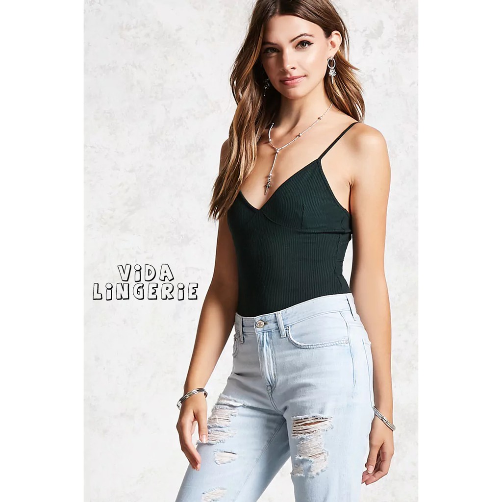 Bodysuit hai dây F21 big size xuất dư xịn vnxk