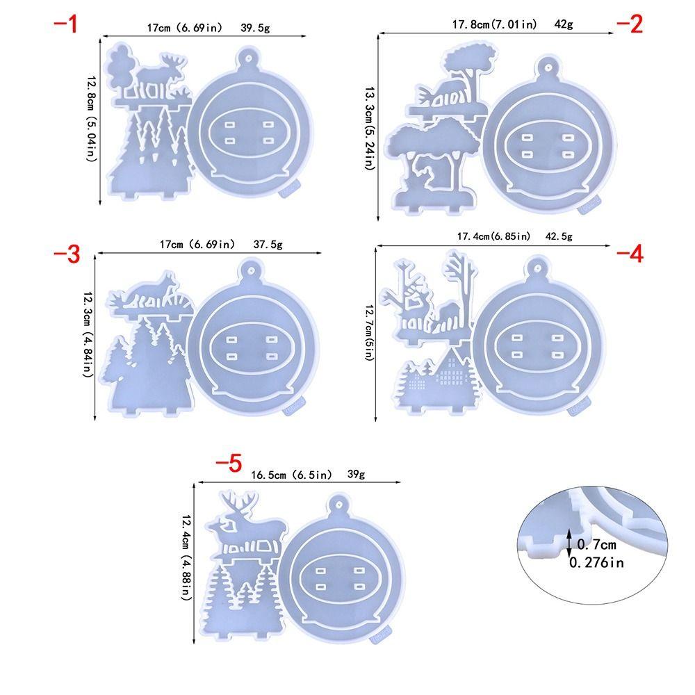 MAG Khuôn Silicone Làm Đồ Trang Trí Cây Thông Noel