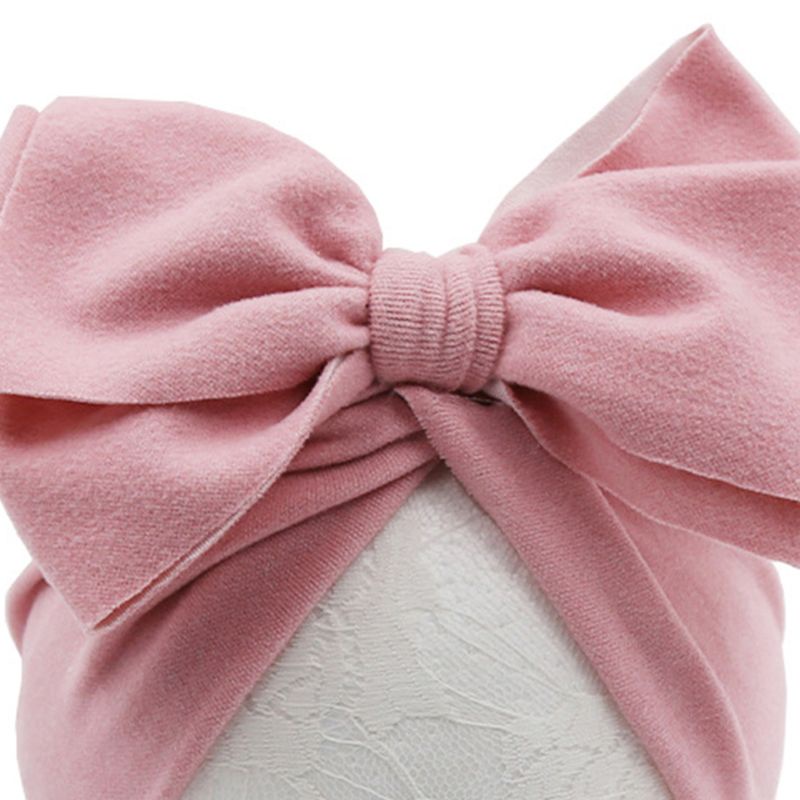 Mũ Turban Thắt Nơ Lớn Làm Phụ Kiện Chụp Ảnh Cho Bé Sơ Sinh