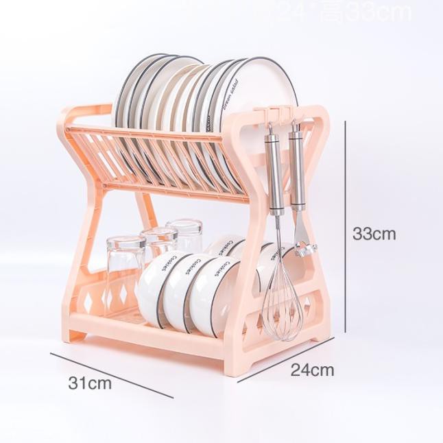 Giá Nhựa Đựng Chén Dĩa Màu Hồng 2115 Tiện Dụng Cho Nhà Bếp | BigBuy360 - bigbuy360.vn