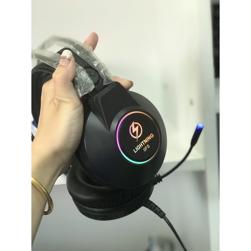 Tai nghe Lightning UFO Gaming 7.1 Led RGB cũ siêu đẹp | BigBuy360 - bigbuy360.vn