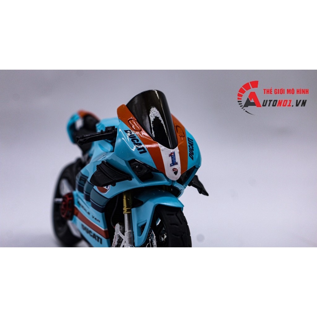 MÔ HÌNH XE ĐỘ DUCATI V4S GULF - V4S GULF NỒI KHÔ TỈ LỆ 1:12 AUTONO1 D223B D222B