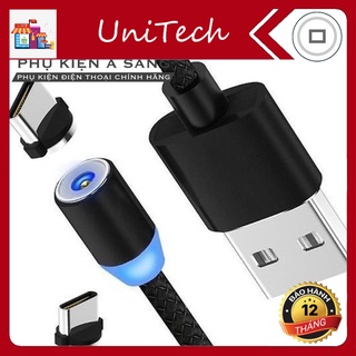Cáp Hút Nam Châm 3 Đầu Lightling, Micro, Type C [ Bảo Hành 1 Tháng]
