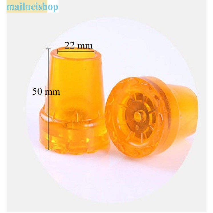 Nút Cao Su Bịt Đầu Gậy Chống Trơn Trượt 22mm