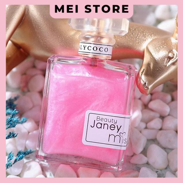 Nước Hoa Dành Cho Nữ Có Nhũ Kim Tuyến Cao Cấp Butterfly Girl Miss Perfume Eau De Parfum Chính Hãng Nội Địa 50ML