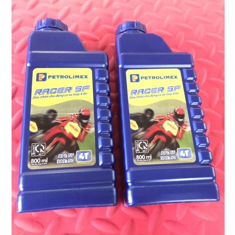 Dầu nhớt chính hãng PETROLIMEX Racer SF 800ml dành cho xe máy động cơ 4 kỳ