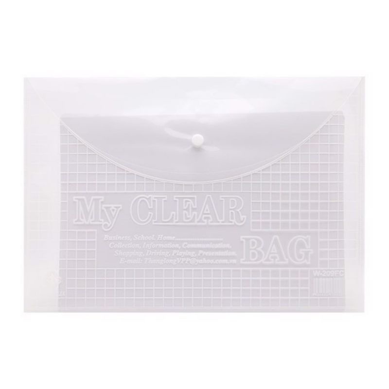 My Clear Bag - Túi Cúc Đựng Tài liệu (Có Link chọn size)