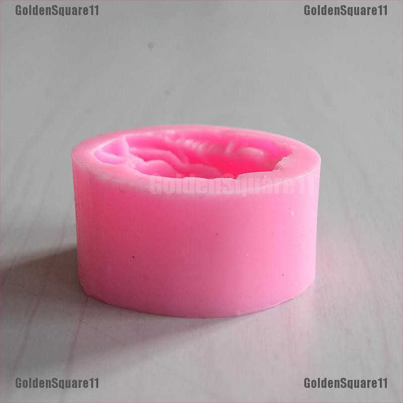 Khuôn Silicone Tạo Hình Hoa Hồng 3D Trang Trí Bánh