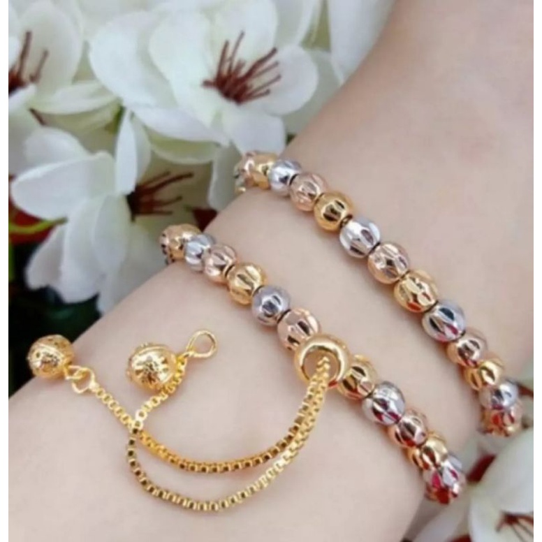 Quả Cầu Titanium Màu Vàng Hồng/Bạc Họa Tiết Vỏ Sò Cho Nữ