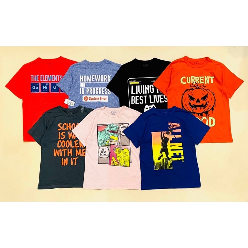 Áo bé trai place dư xịn ( size 12m-16y ) 50-70k 1c