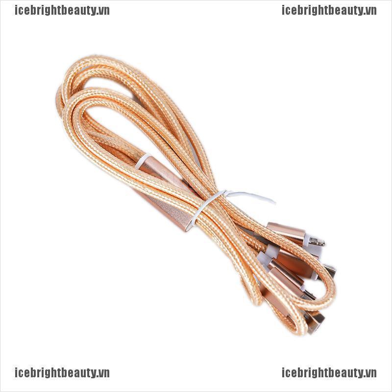 Dây Cáp Sạc Đồng Bộ Dữ Liệu Micro USB Loại C Đa Năng 3 Trong 1 Cho iPhone